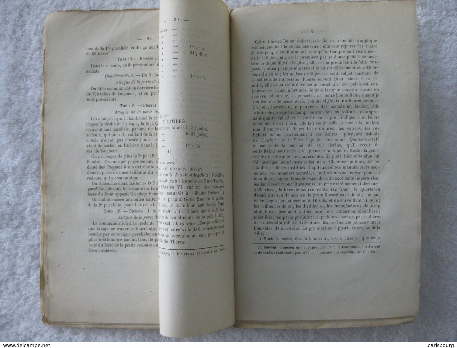 Charleroi – l’abbé baroudeur Aristide Piérard - EO 1855 – rare, curiosa et censuré !