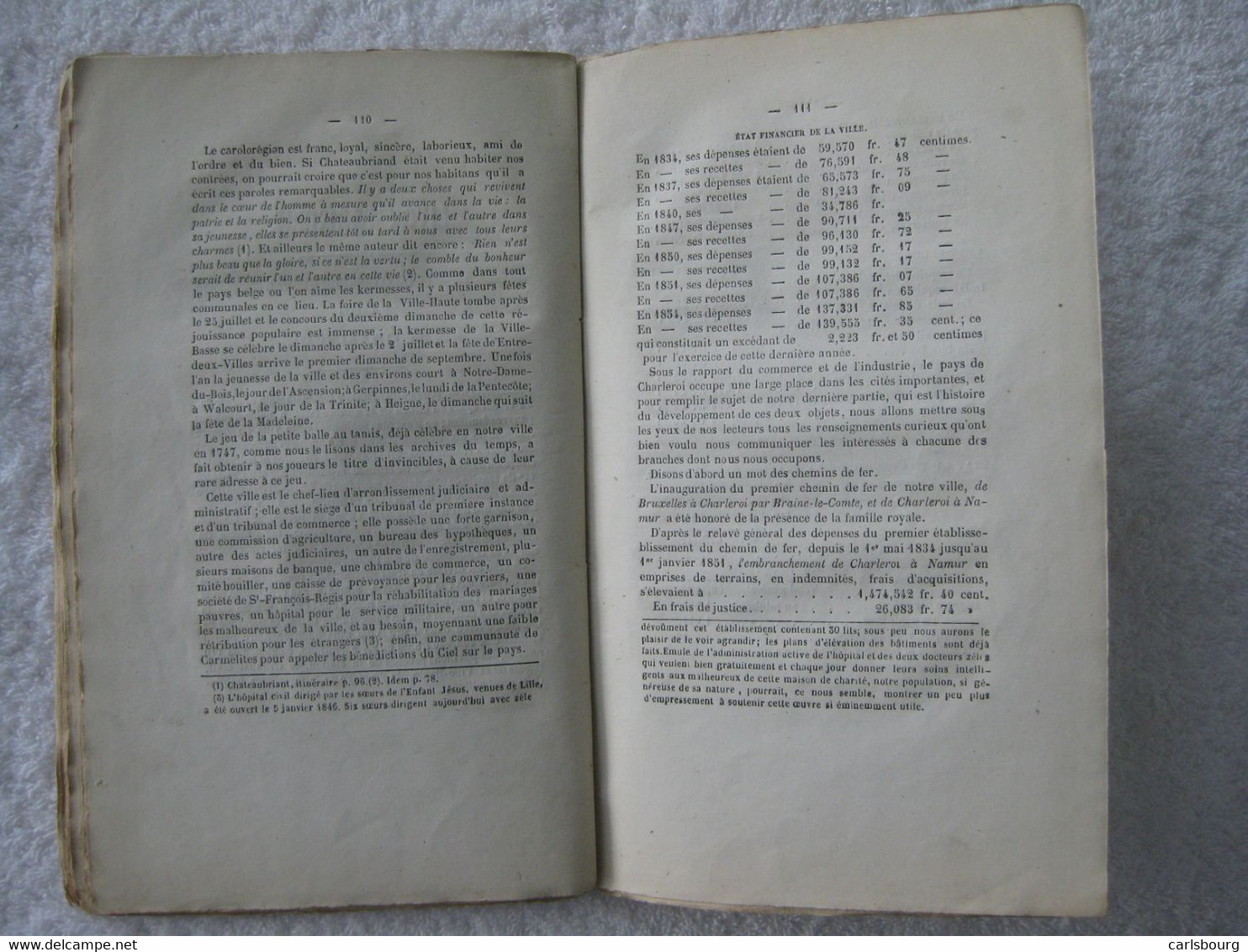 Charleroi – l’abbé baroudeur Aristide Piérard - EO 1855 – rare, curiosa et censuré !