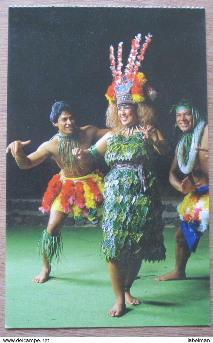 UNITED STATES USA SAMOA DANCE HAWAI ISLAND POLYNESIAN PARADISE POSTCARD PICTURE CARTOLINA ANSICHTSKARTE PHOTO CARD - Oahu