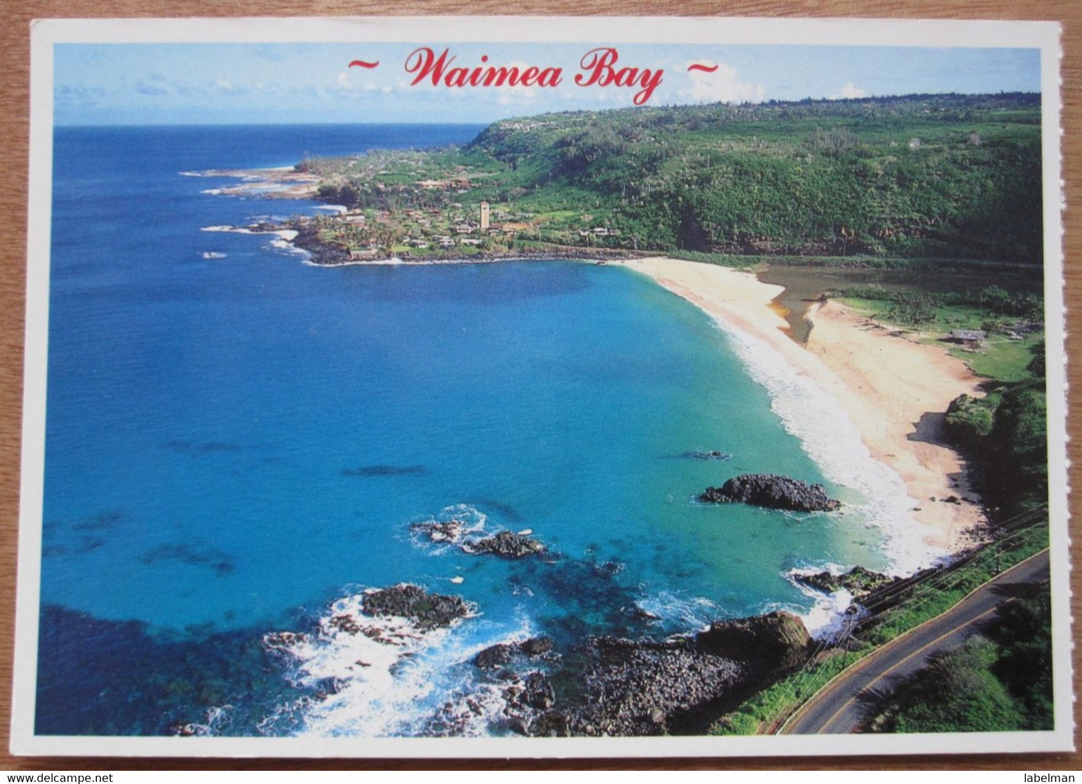 UNITED STATES USA WAIMEA BAY HAWAI ISLAND POLYNESIAN PARADISE POSTCARD PICTURE CARTOLINA ANSICHTSKARTE PHOTO CARD - Kauai