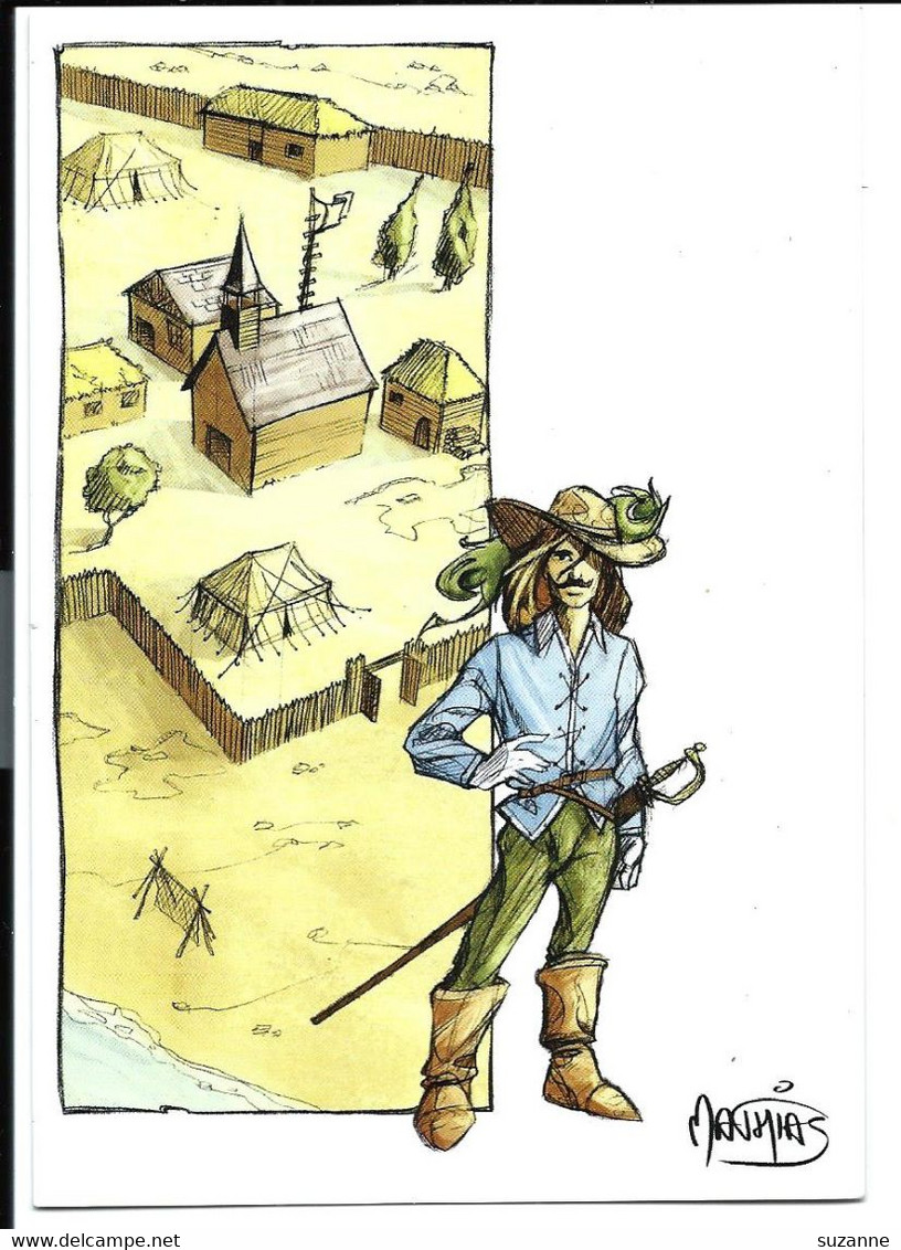 Les COLONIES - Pierre DUGUA De MONS - Nouvelle France - Illustrateur Frédéric MATHIAS > Vente Directe X - Cartoline Moderne