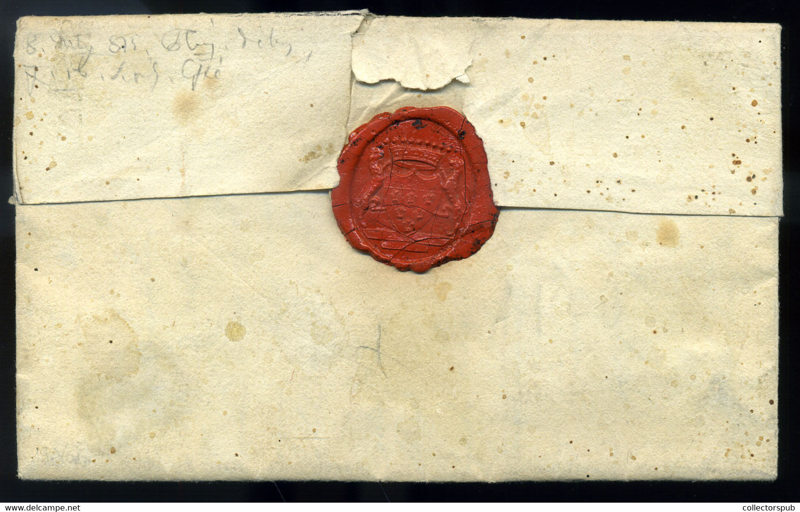 ESZTERGOM Portós Levél Tartalommal "GRAN" Pest  /  Unpaid Letter Cont. - ...-1867 Voorfilatelie