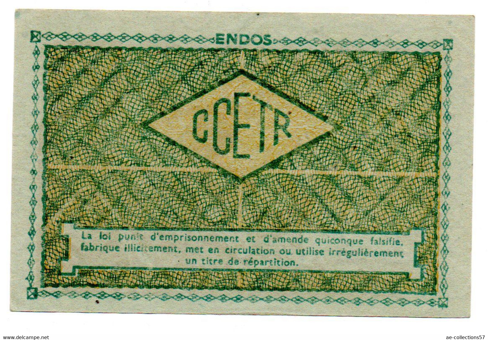 France -  1 KG Acier Ordinaire 31/12/1948 -  O C R P I -  SPL - Bons & Nécessité