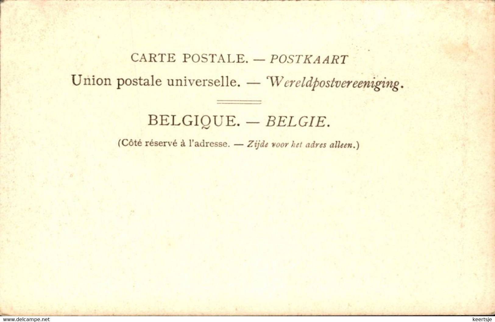 België - Contich - Place Communale Gemeente Plaats - Fortuin Afspanning - 1900 - Andere & Zonder Classificatie