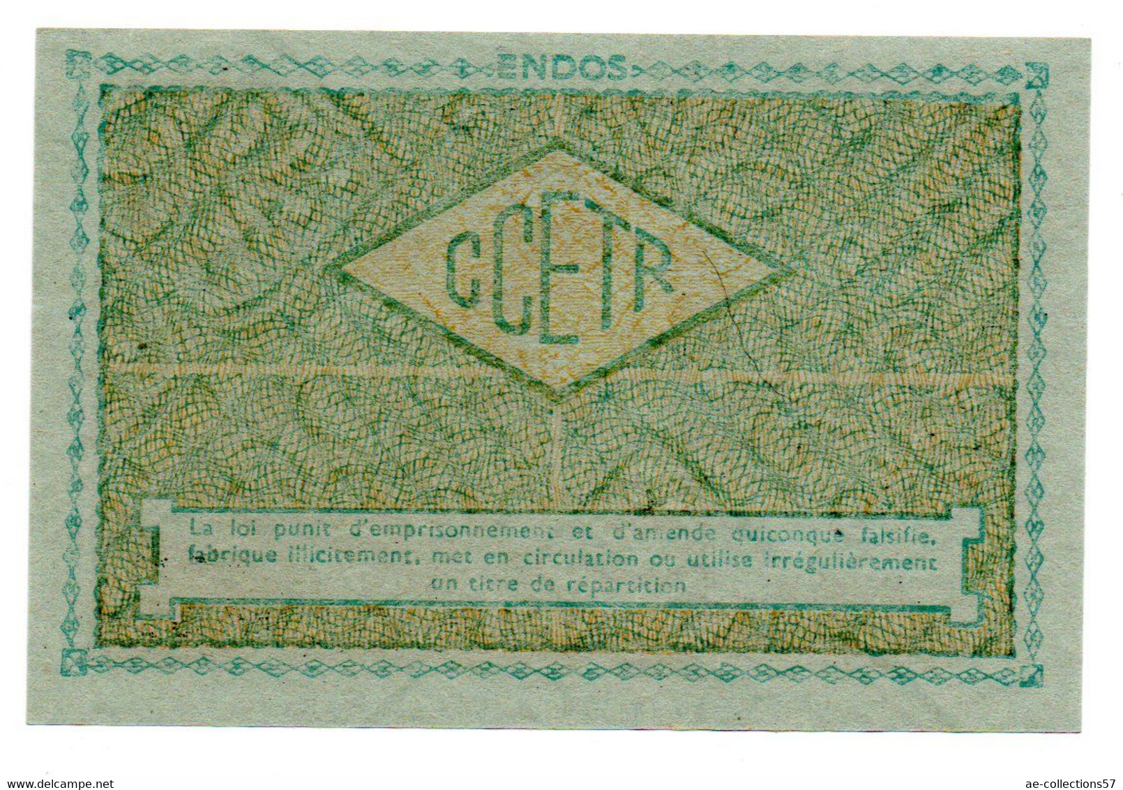 France -  1 KG Acier Ordinaire 31/12/1948 -  O C R P I -  SPL - Bons & Nécessité