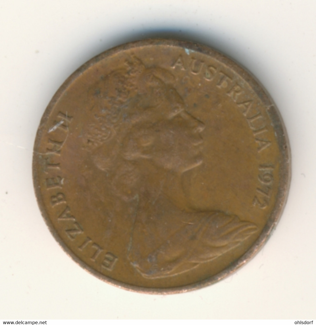 AUSTRALIA 1972: 1 Cent, KM 62 - Cent