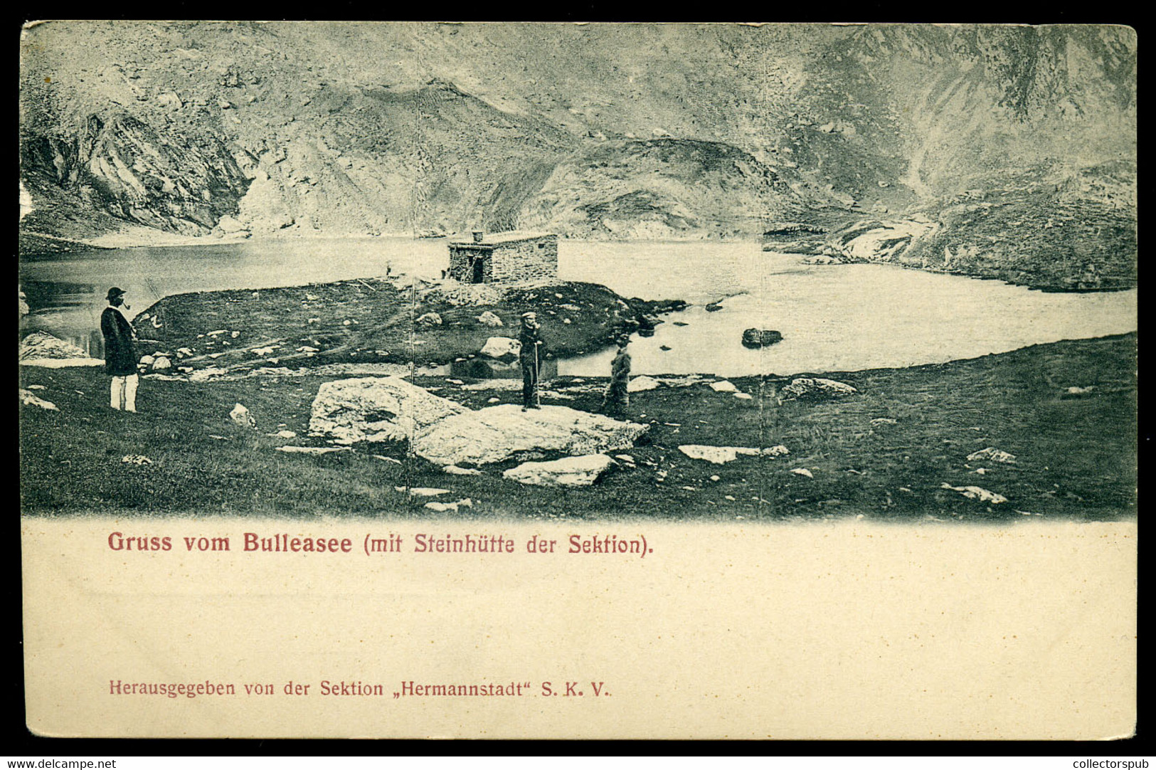 Kárpátok, Siebenbürgischen Karpathen  1910. Cca. Bányató,  Régi Képeslap   /  Quarry Lake  Vintage Pic. P.card - Hongrie