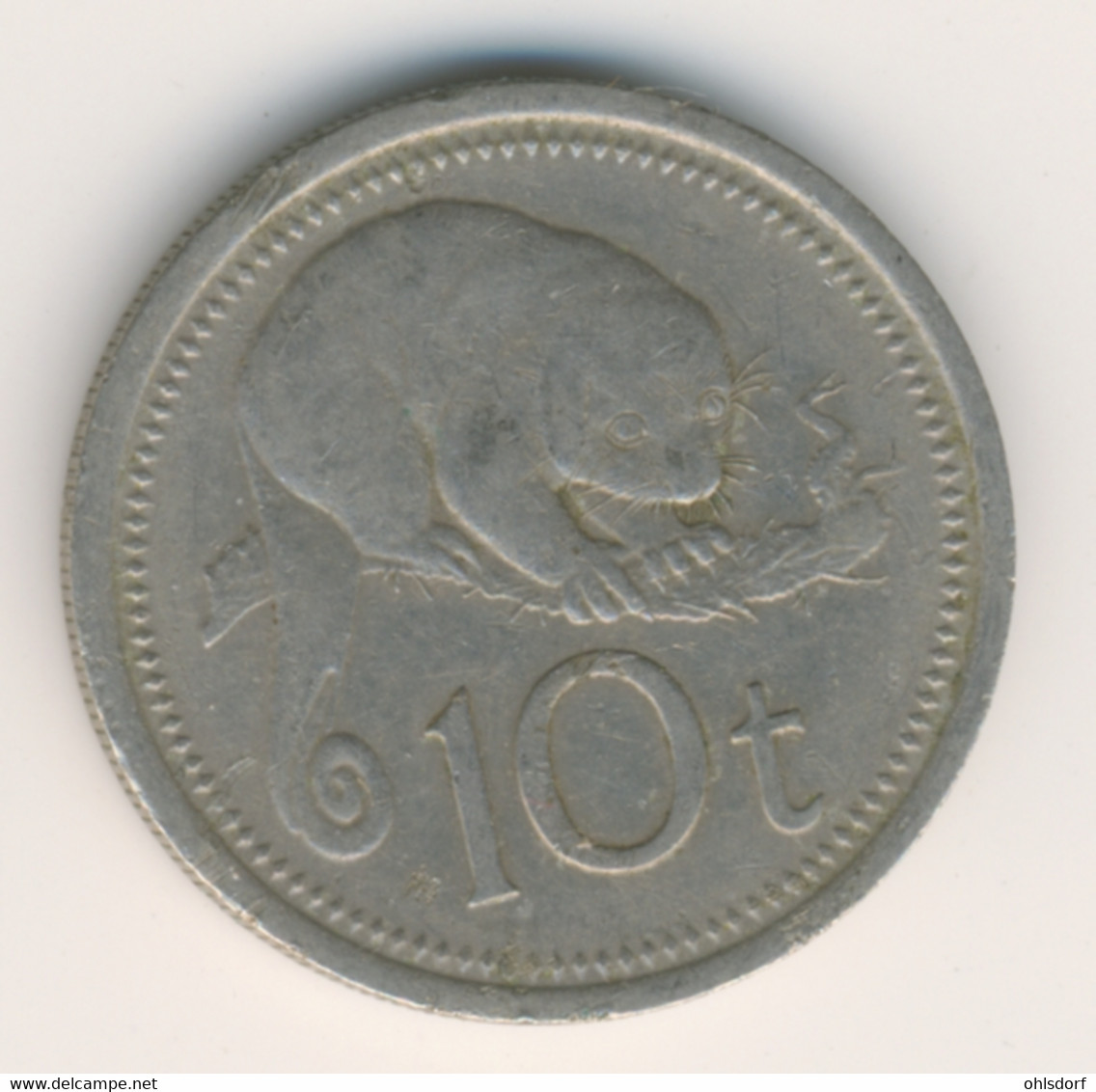 PAPUA NEW GUINEA 1976: 10 Toea, KM 4 - Papoea-Nieuw-Guinea