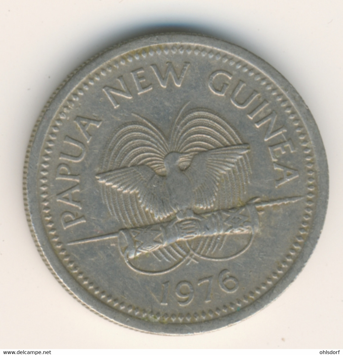PAPUA NEW GUINEA 1976: 10 Toea, KM 4 - Papúa Nueva Guinea
