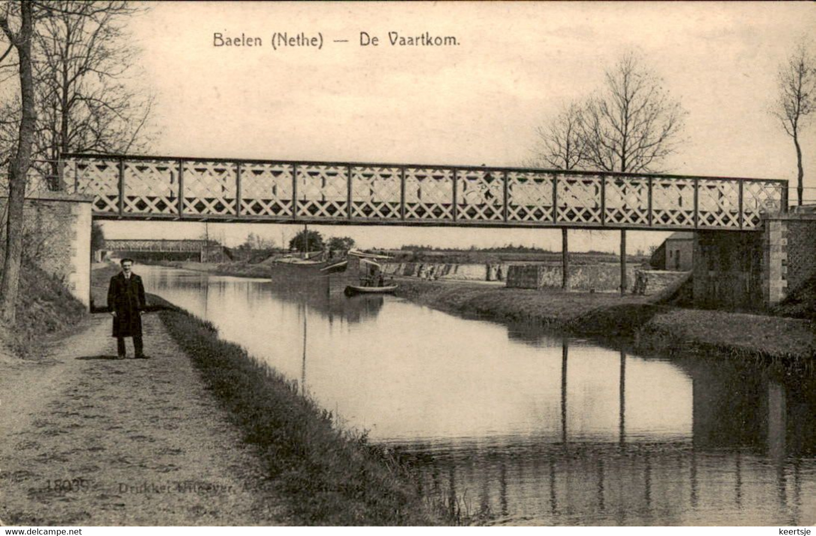 België - Baelen Nethe - De Vaartkom - 1915 - Other & Unclassified