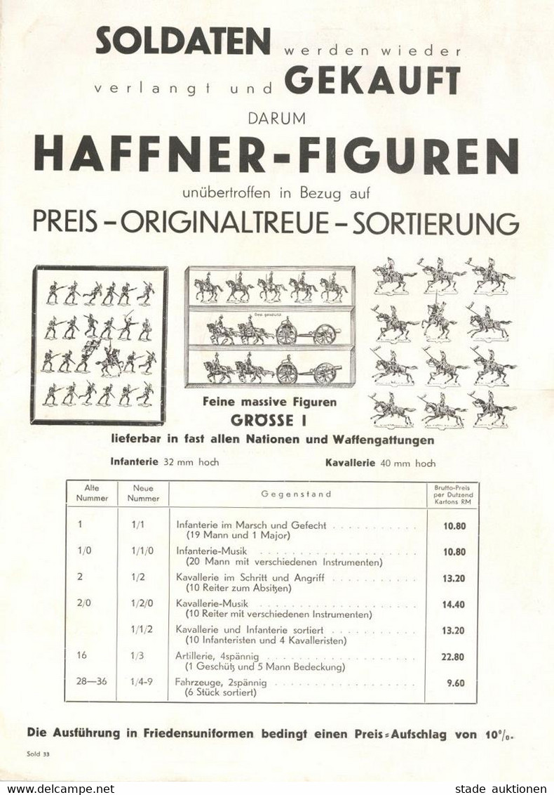 Militär Broschüre Haffner Figuren II - Autres & Non Classés