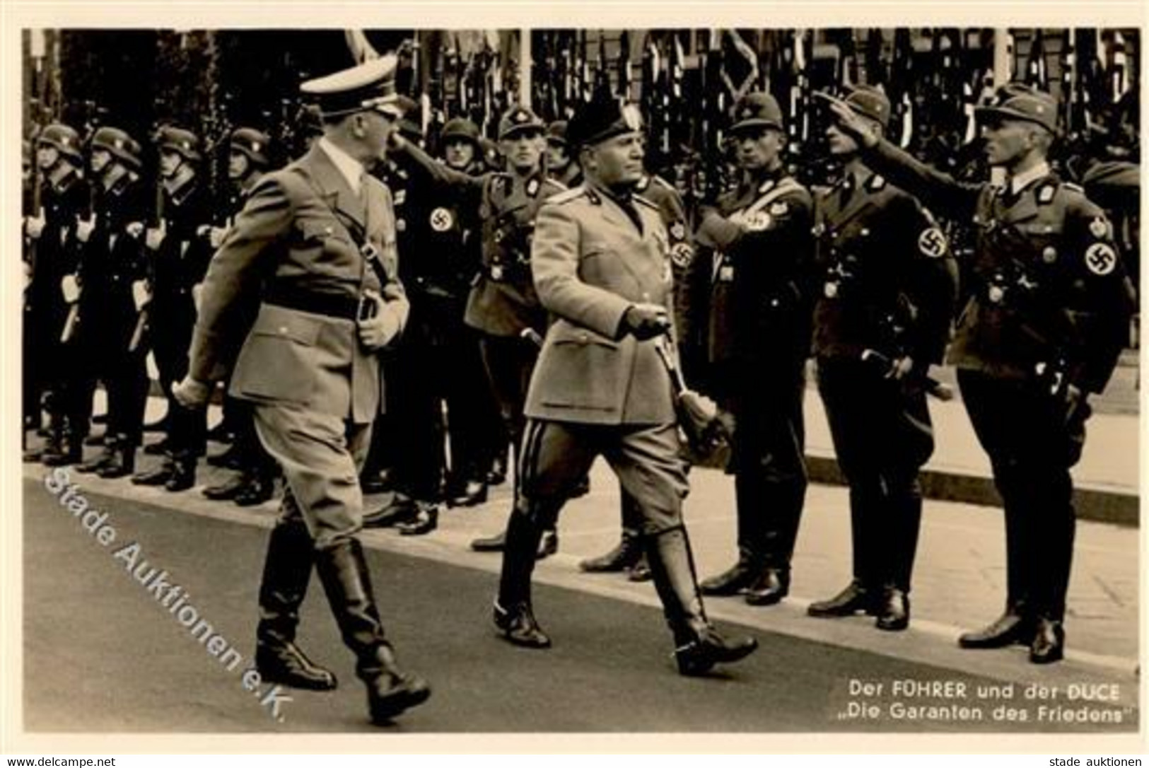 MUSSOLINI WK II - PH M 8 S-o München Und Berlin 1937 I - Guerra 1939-45