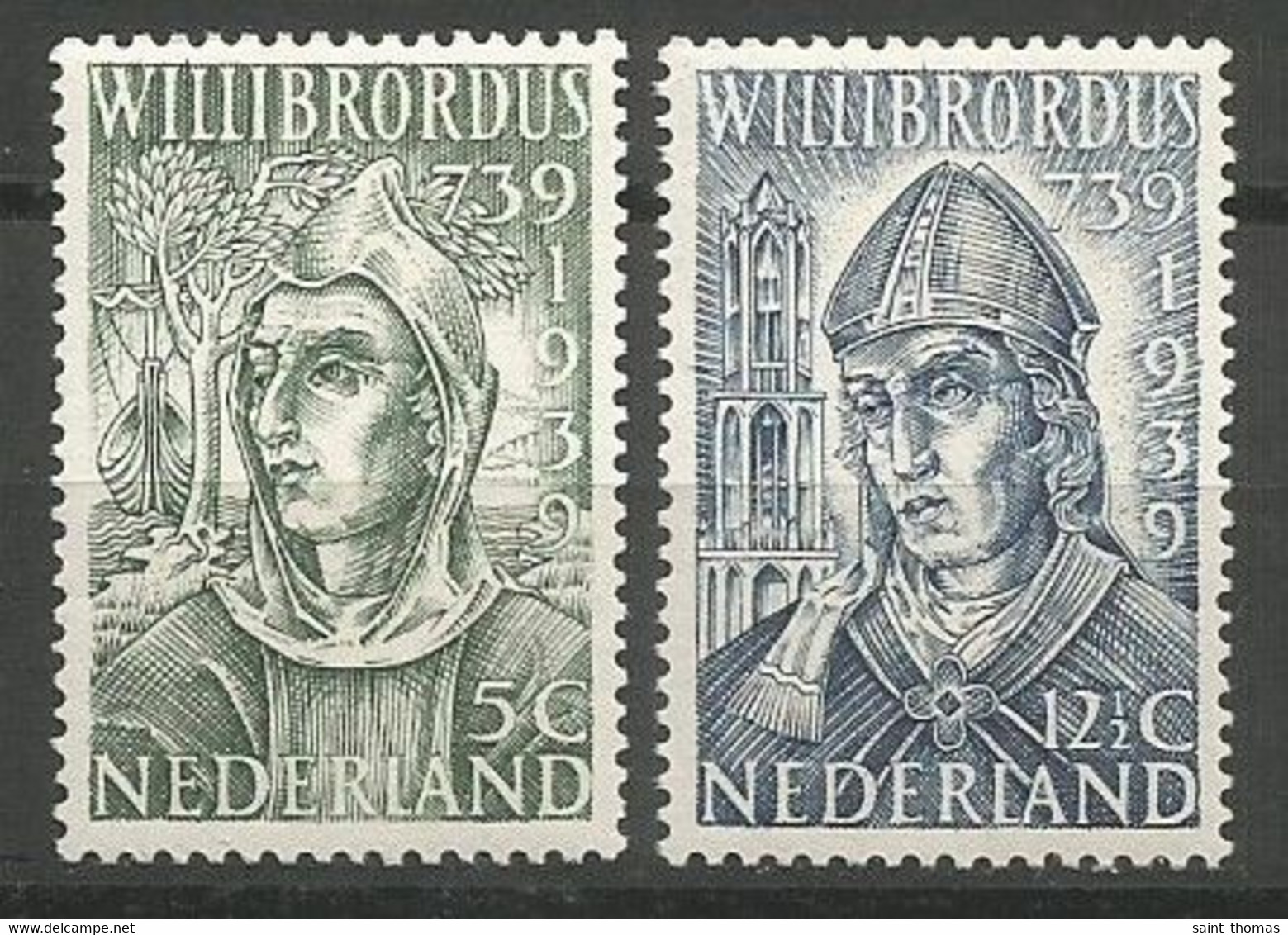 Nederland Pays-Bas Netherlands NVPH 323/24 Complete Set MNH / ** 1939 - Nuevos