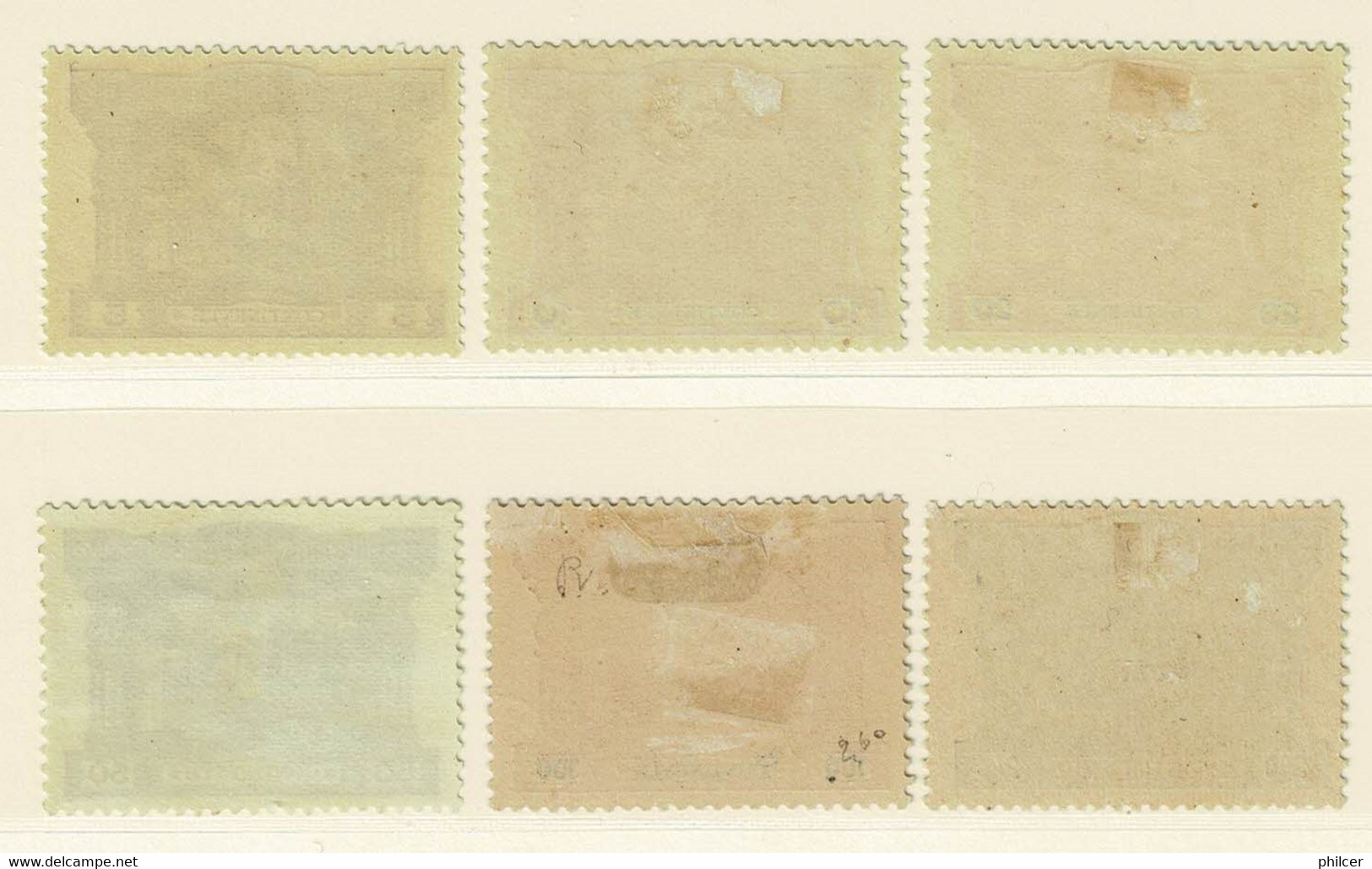 Portugal, 1898, # 1/6 Porteado, MH - Unused Stamps