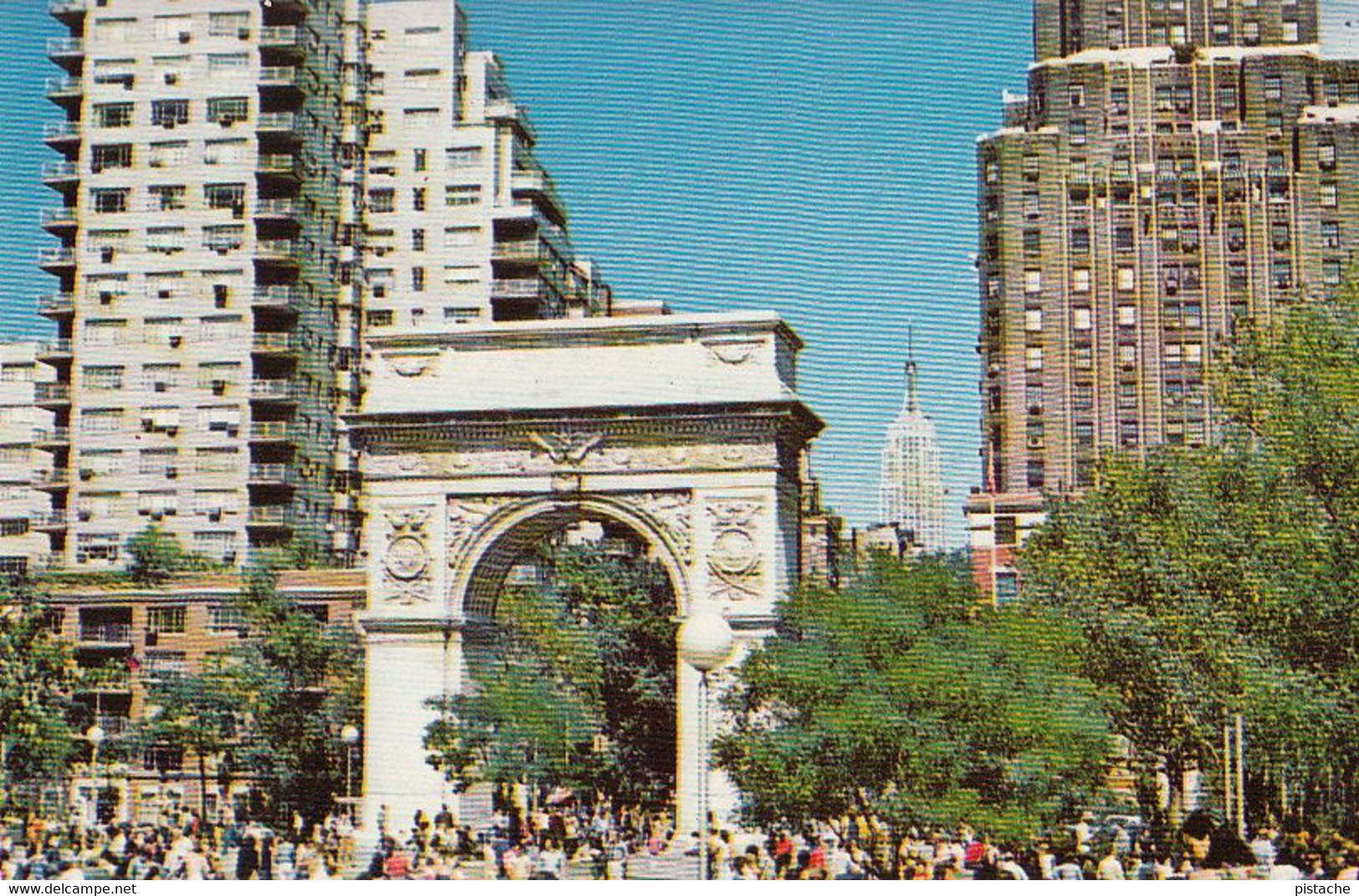 New York City - Washington Square - Greenwich Village - Victory Arch - Unused - 2 Scans - Greenwich Village