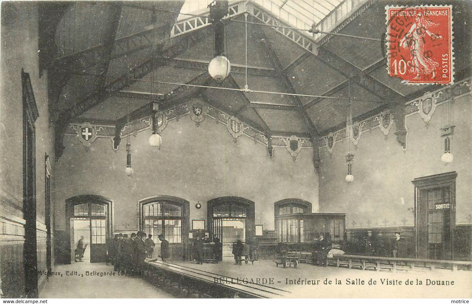 BELLEGARDE - Intérieur De La Salle De Visite De La Douane. - Douane