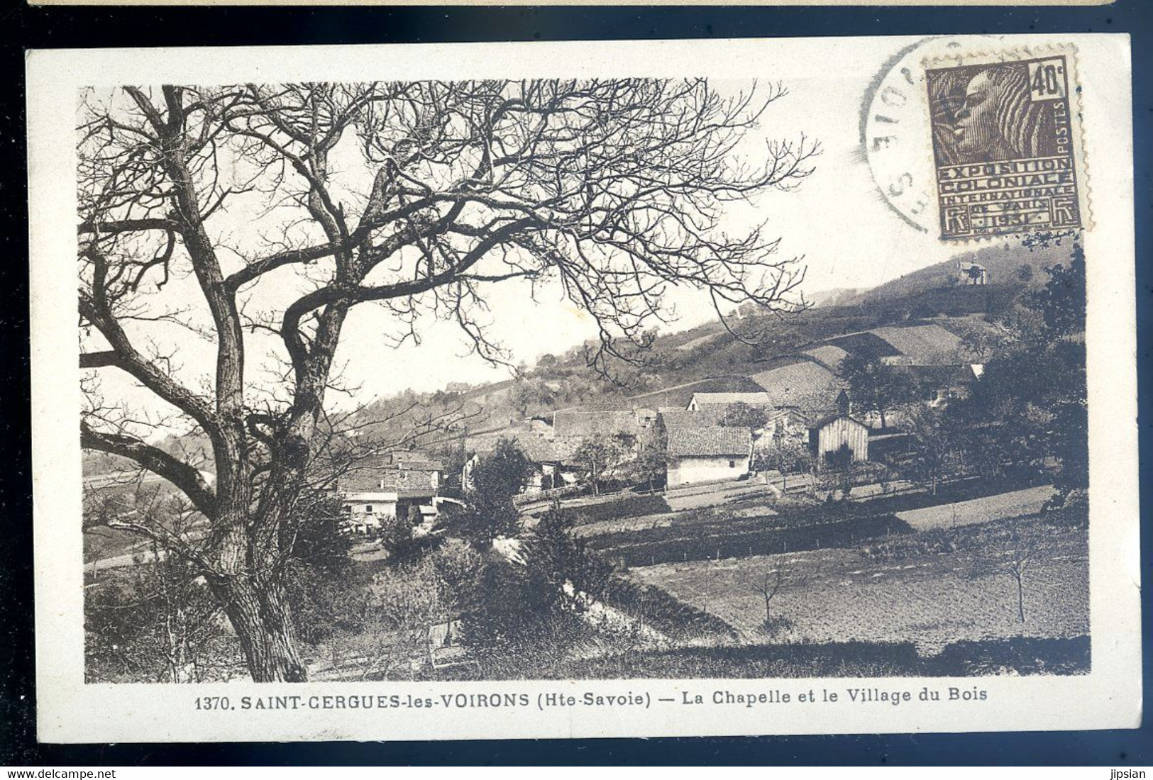 Cpa Du  74  Saint Cergues Les  Voirons -- La Chapelle Et Le Village Du Bois    DEC19-50 - Saint-Cergues