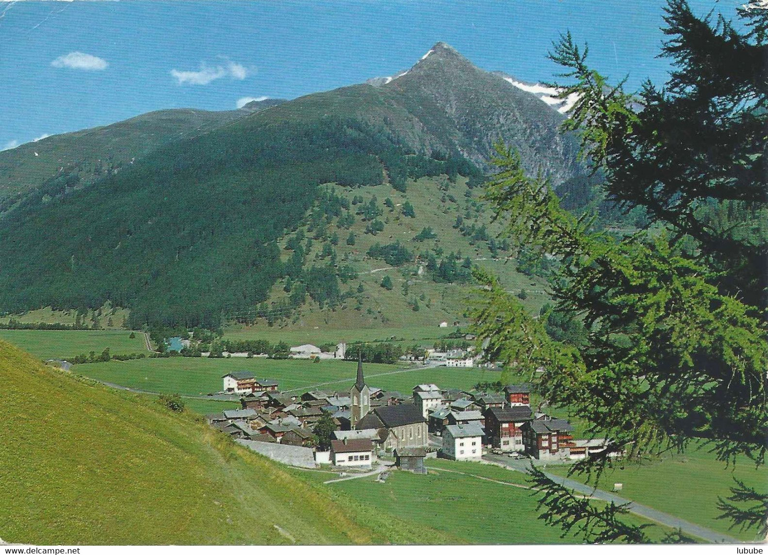 Ulrichen - Dorf Gegen Blasenhorn          Ca. 1970 - Ulrichen