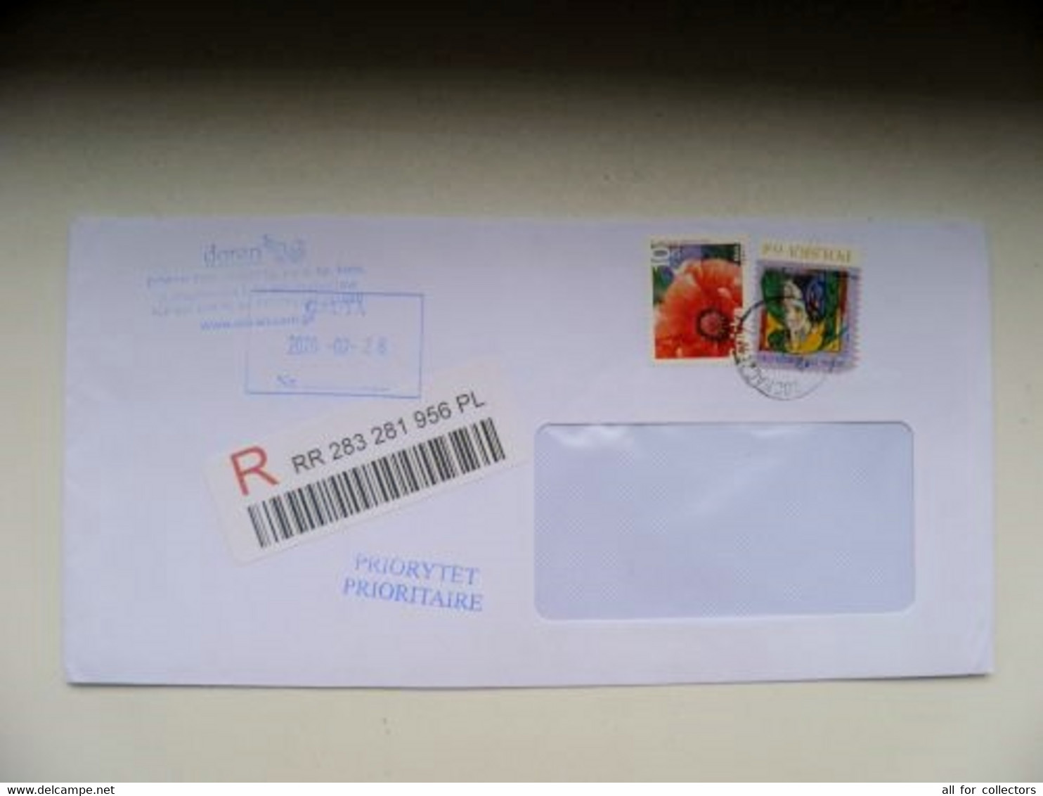 Cover Sent From Poland Registered - Cartas & Documentos