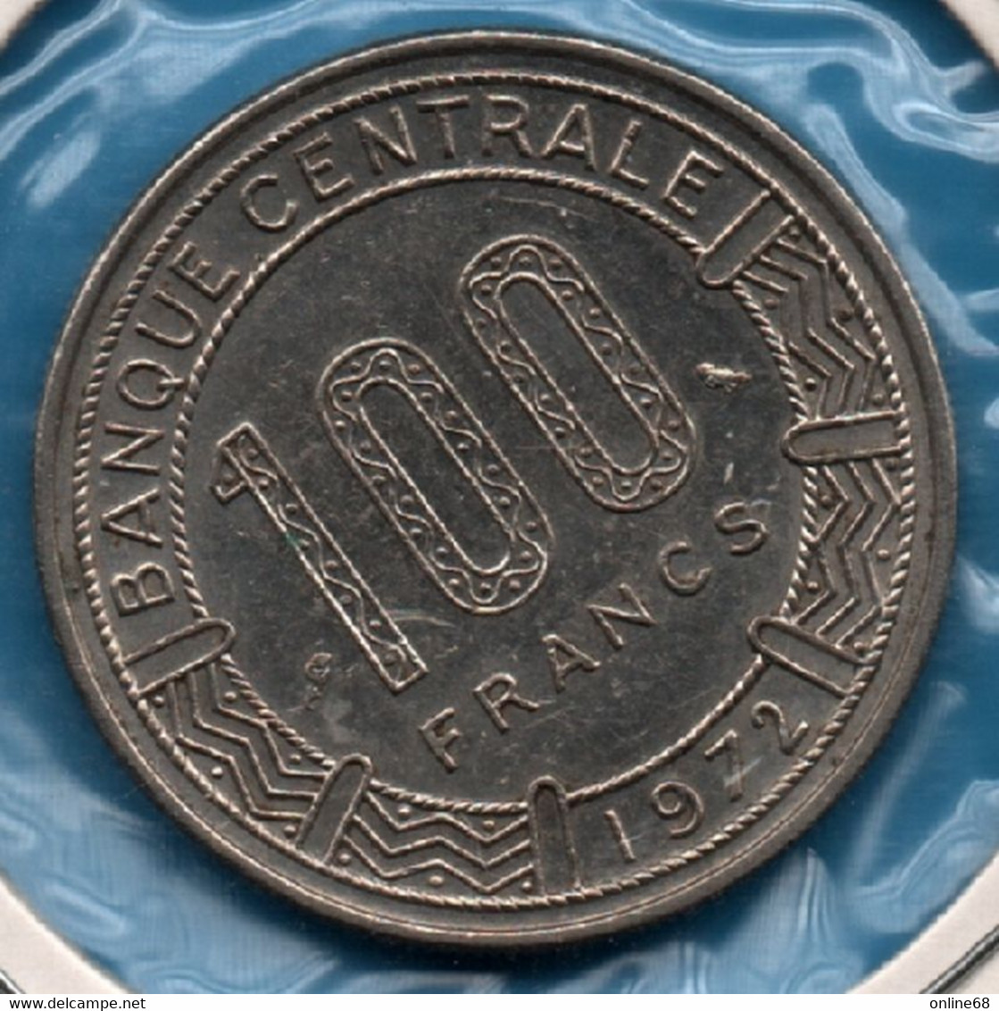 GABON 100 Francs 1972 KM# 12 Giant Elands - Gabun