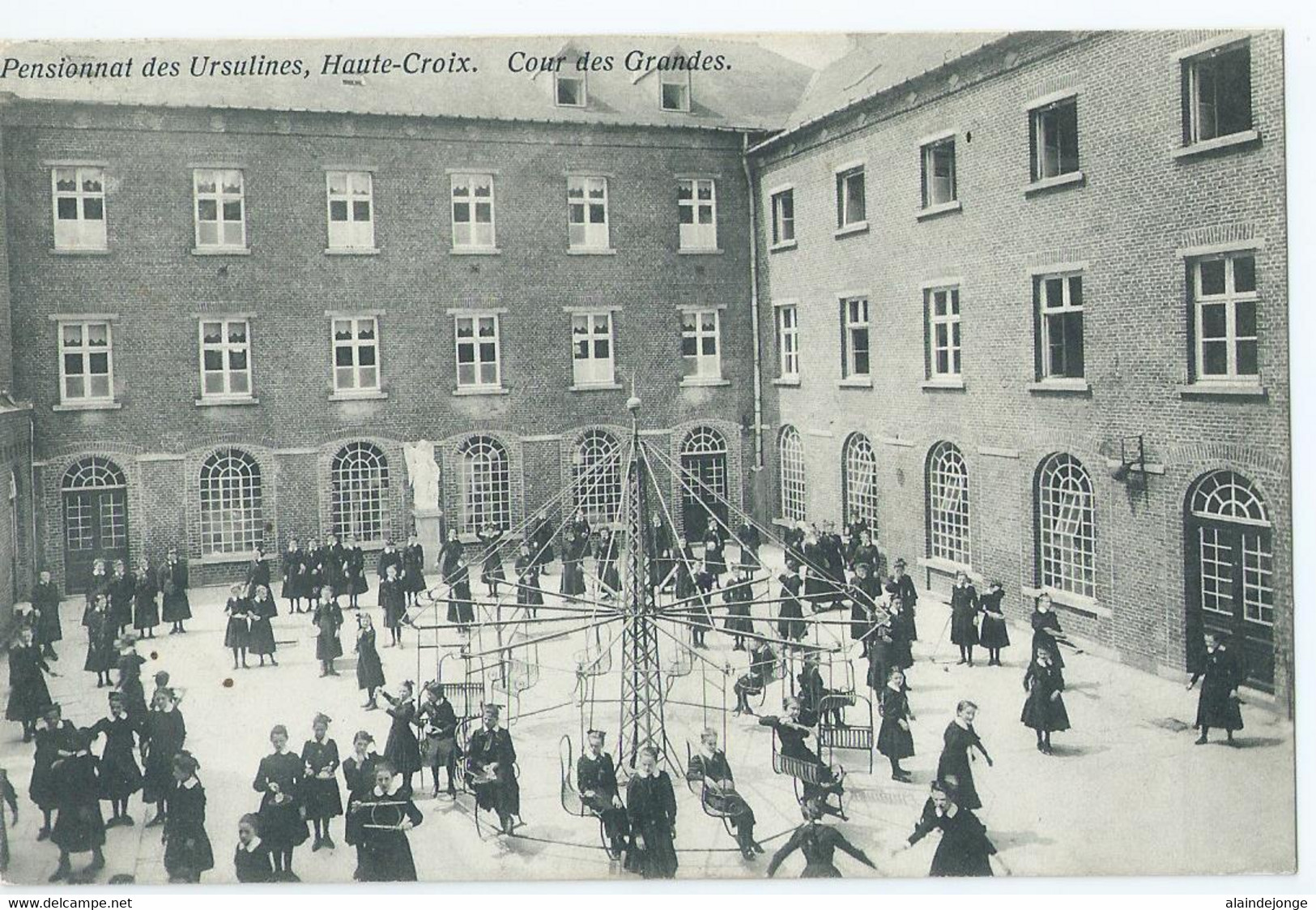 Haute-Croix - Pensionnat Des Ursulines - Cour Des Grandes - 1911 - Pepingen