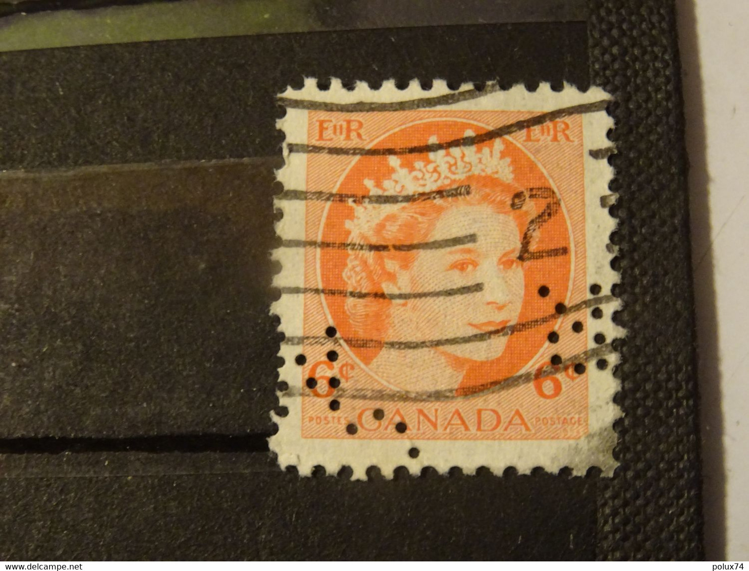 CANADA 1954 Perforé  Elizabeth II - Perforadas