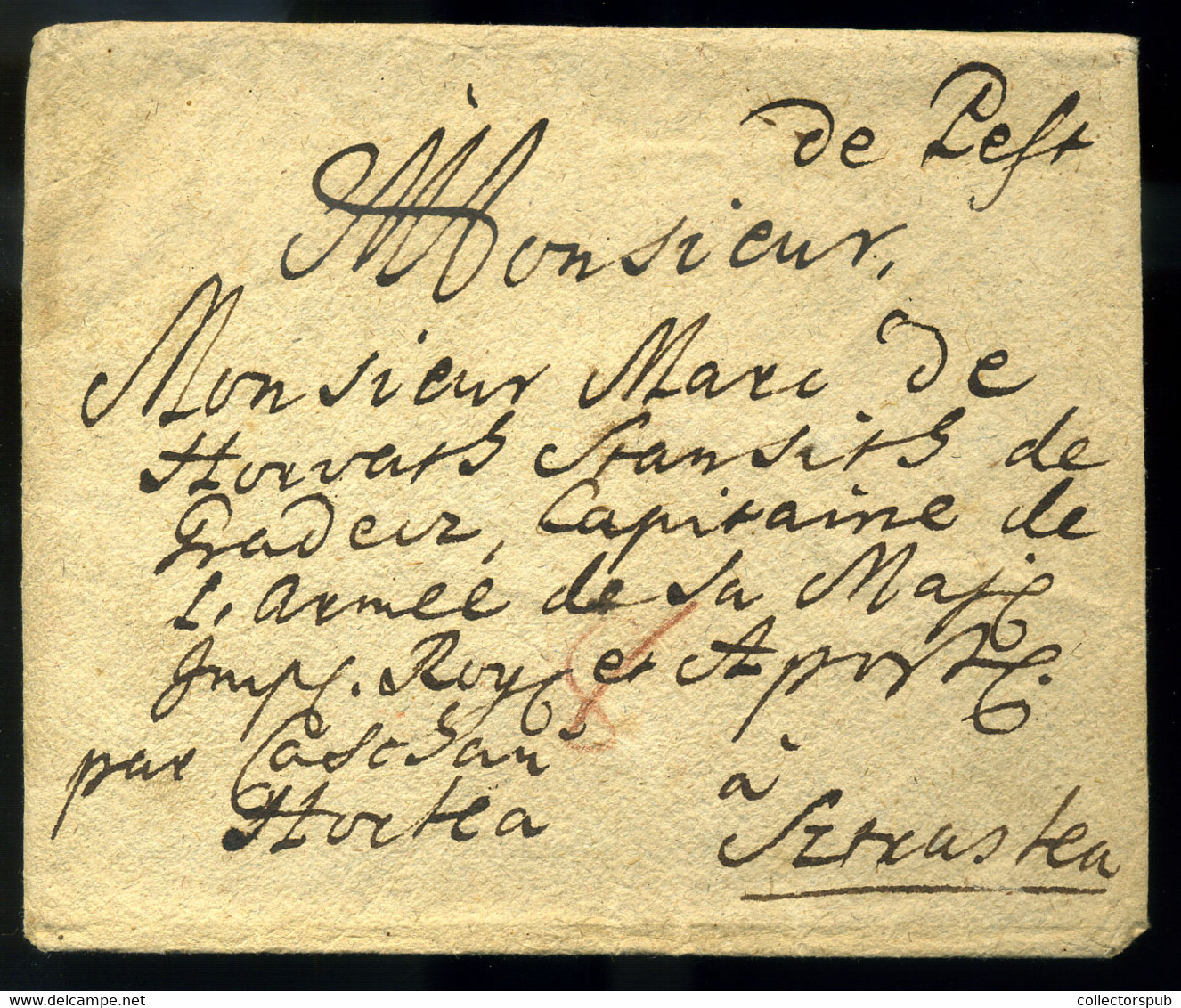 PEST 1788. Szép Portós Levél A Felvidékre Küldve  /  Nice Unpaid Letter - ...-1867 Voorfilatelie
