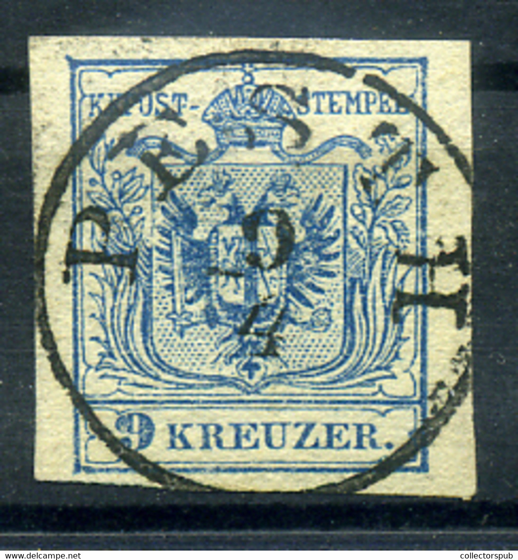 PESTH 9Kr Szép Bélyegzés  /  9 Kr Nice Pmk - ...-1867 Voorfilatelie