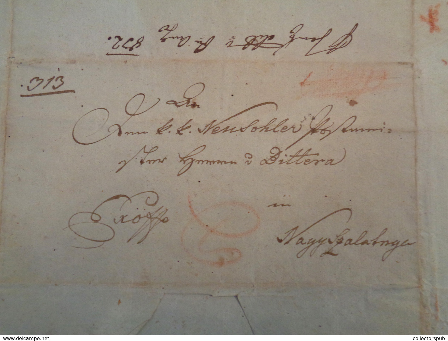 POZSONY 1832. Érdekes Postaszolgálati Ex Offo Levél Nagyszalatnára Küldve, A Postamesternek - ...-1867 Prefilatelia