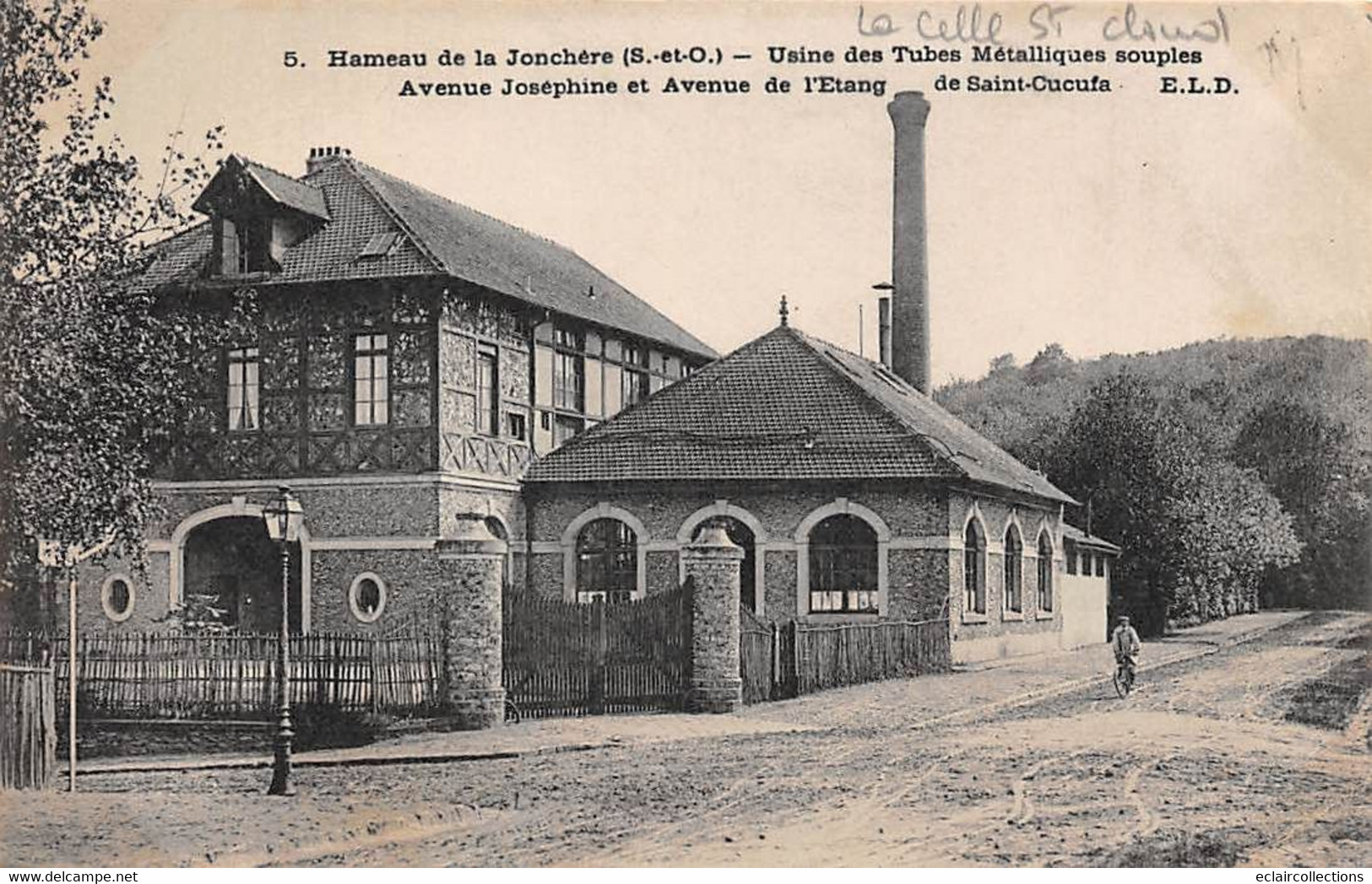 La Celle Saint Cloud        78         Hameau De La Jonchère . Usine De Tubes Métalliques Souples      (voir Scan) - La Celle Saint Cloud