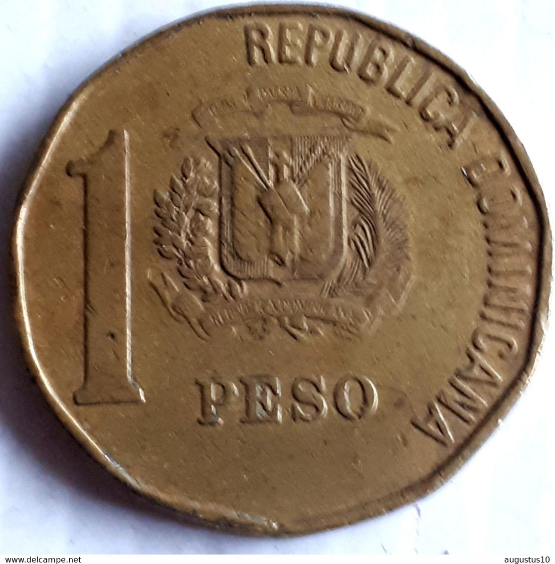 DOMINIKAANSE REPUBLIEK : 1 PESO 1991 KM 80.1 - Dominikanische Rep.