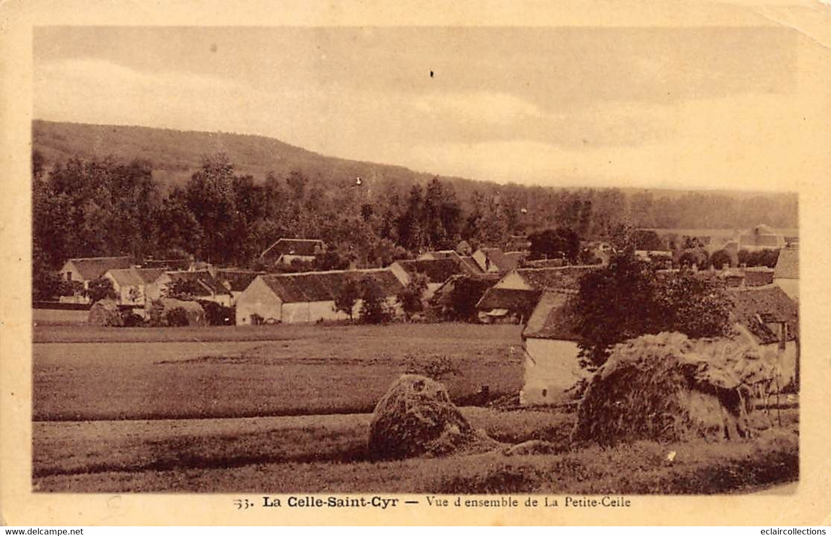 La Celle Saint Cyr       78          Vue Générale      (voir Scan) - Otros & Sin Clasificación