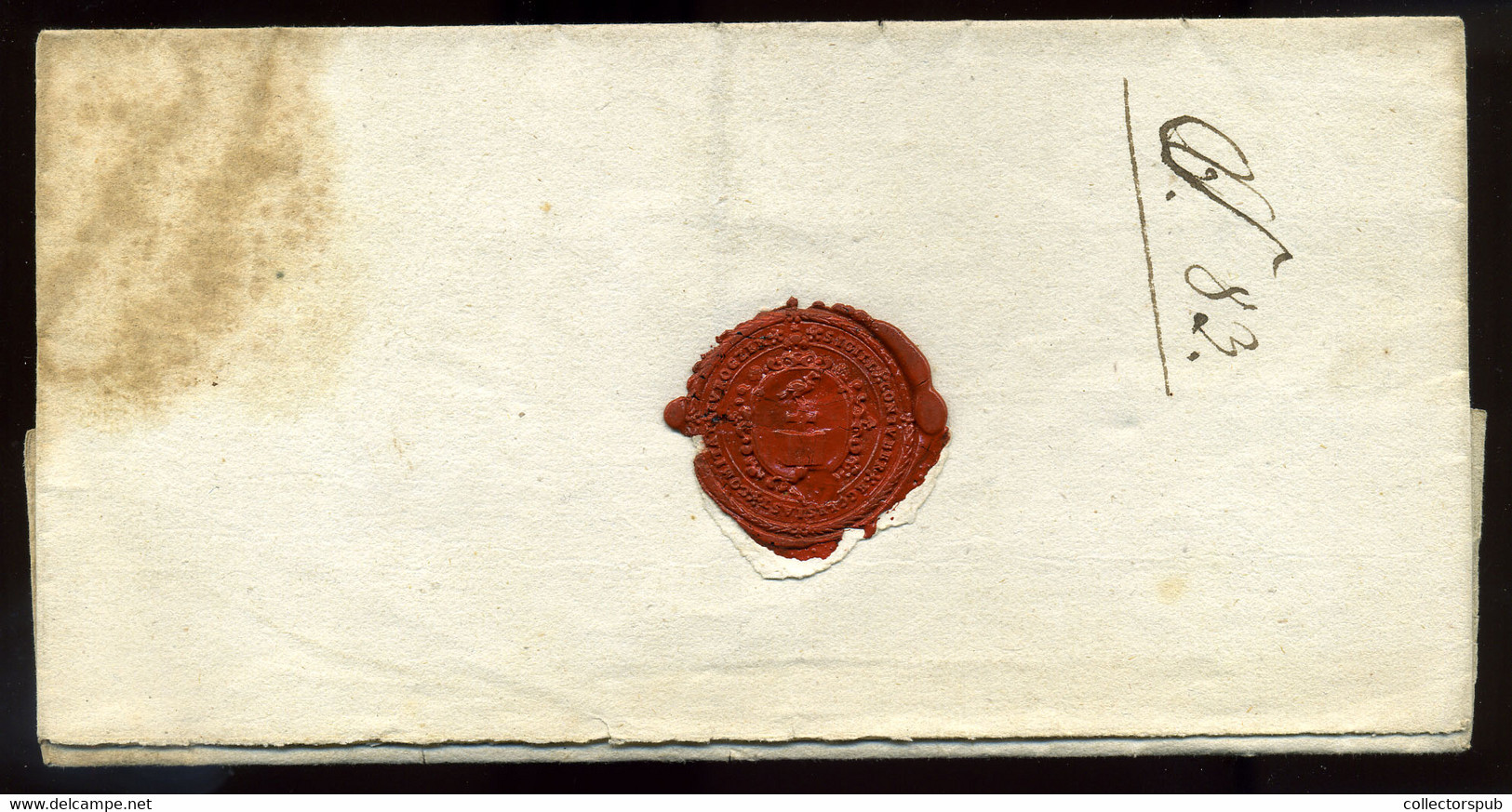 RIMASZOMBAT 1842. Régi Bélyeg Előtti Levél Sajógömörre Küldve     ##   /  RIMASZOMBAT 1842 Vintage Pre-stamp Letter To S - ...-1867 Prefilatelia