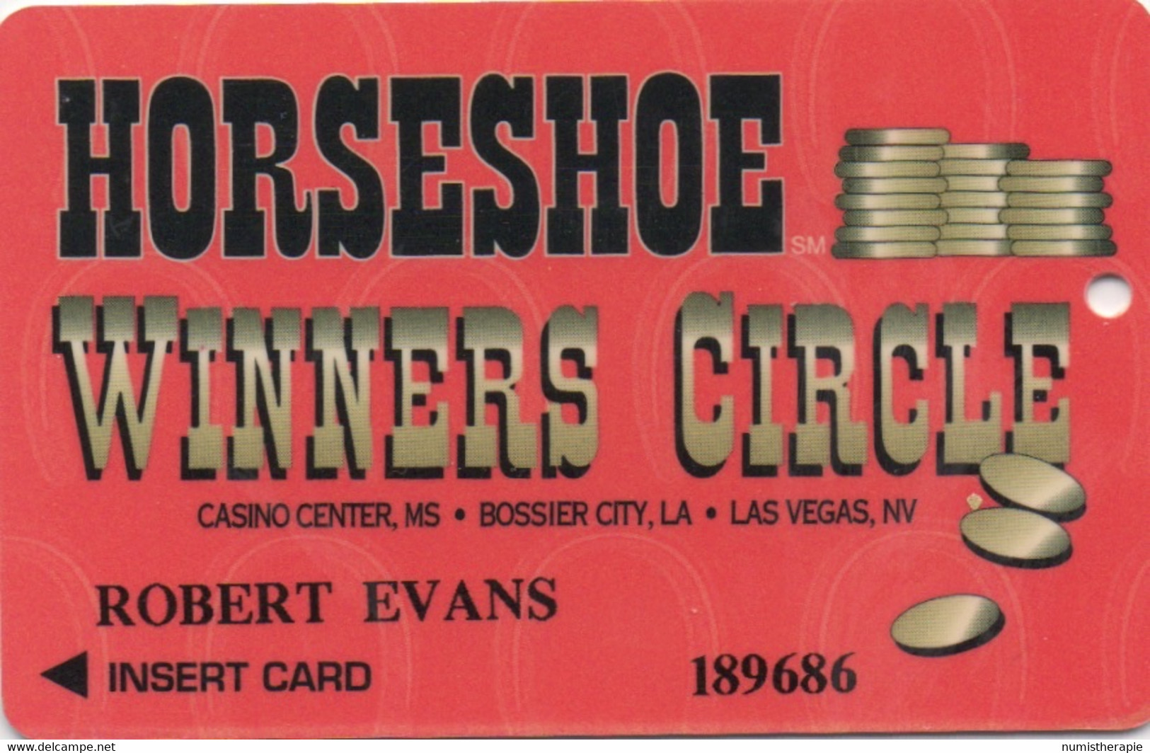 Horseshoe Casino : Robinsonville MS - Casinokaarten