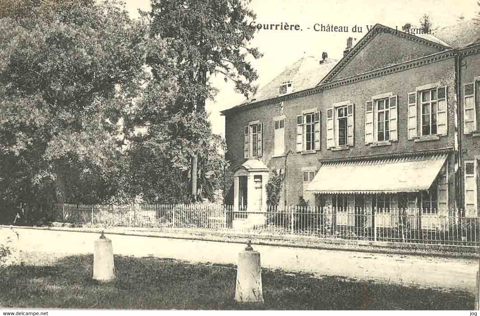 Postkaart Van COURRIERE Met Brussel-bruxelles-arlon OP 4-ix-1922 - Assesse