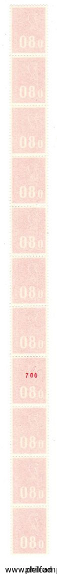 ROULETTE De 11 TIMBRES N° 1816 0.80 Fr -  Non Pliée - Roulettes