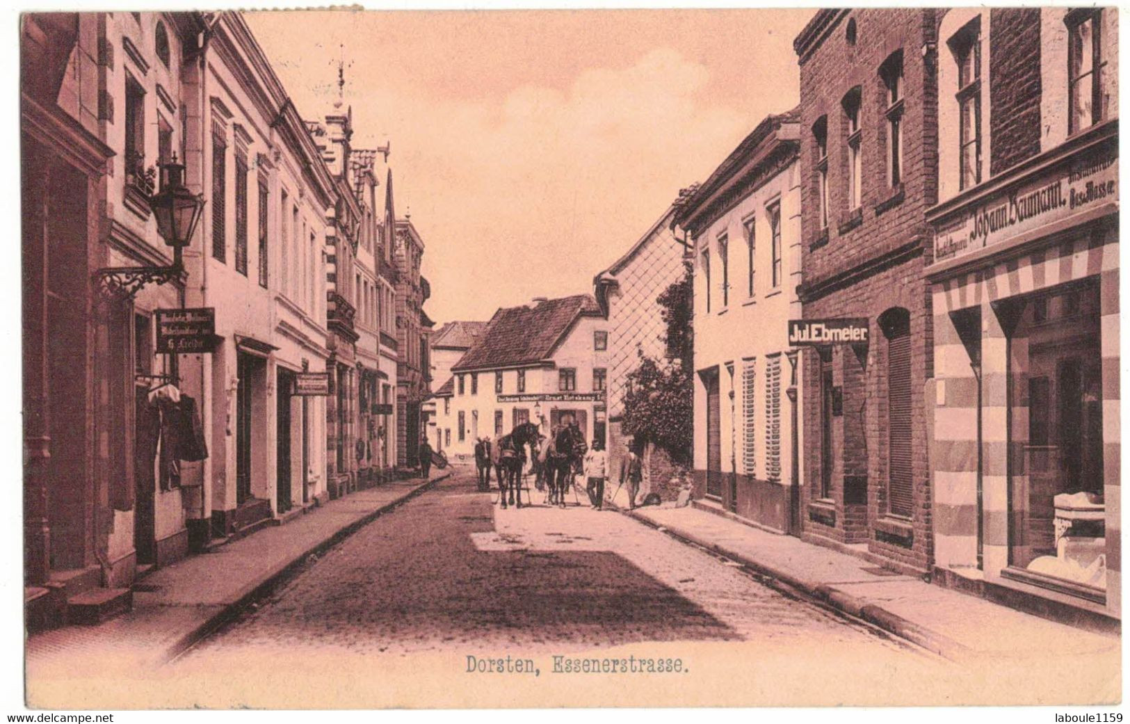 GERMANY ALLEMAGNE DORSTEN -  ESSENERSTRASSE - PAIRE TIMBRES AVEC OBLITERATION Circulé DORSTEN Vers CARLSBOURG - Dorsten