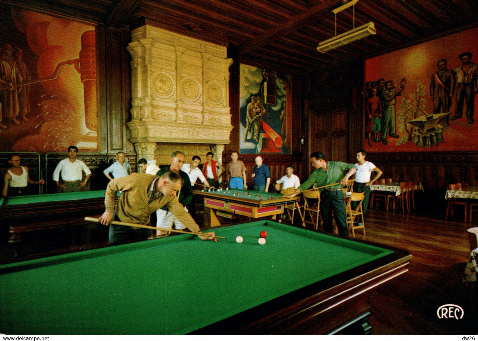 Vouzeron (Cher) Maison De Repos Et Convalescence Ambroise Croizat - La Salle De Jeux, Les Billards - Vouzeron