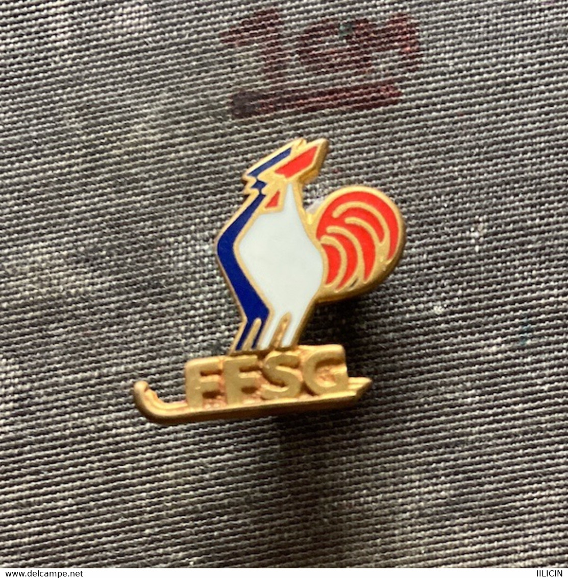 Badge Pin ZN009718 - Ice Skating Bobsleigh Luge Curling Hockey FFSG France Federation Association Union - Patinage Artistique