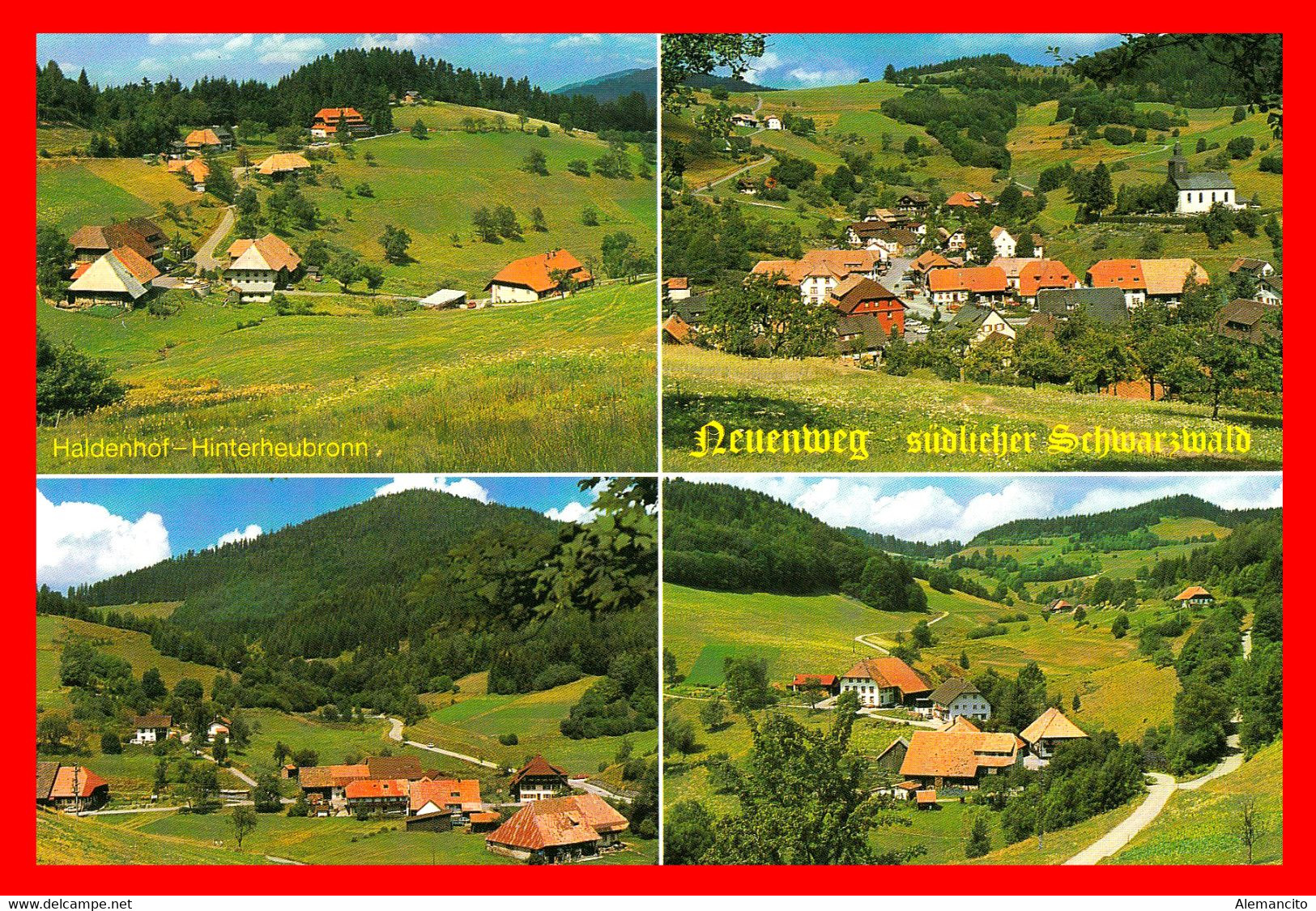 ALEMANIA TARGETA POSTAL BADEN WUTERBERG - NEUENBERG. PANORAMICA - Leonberg