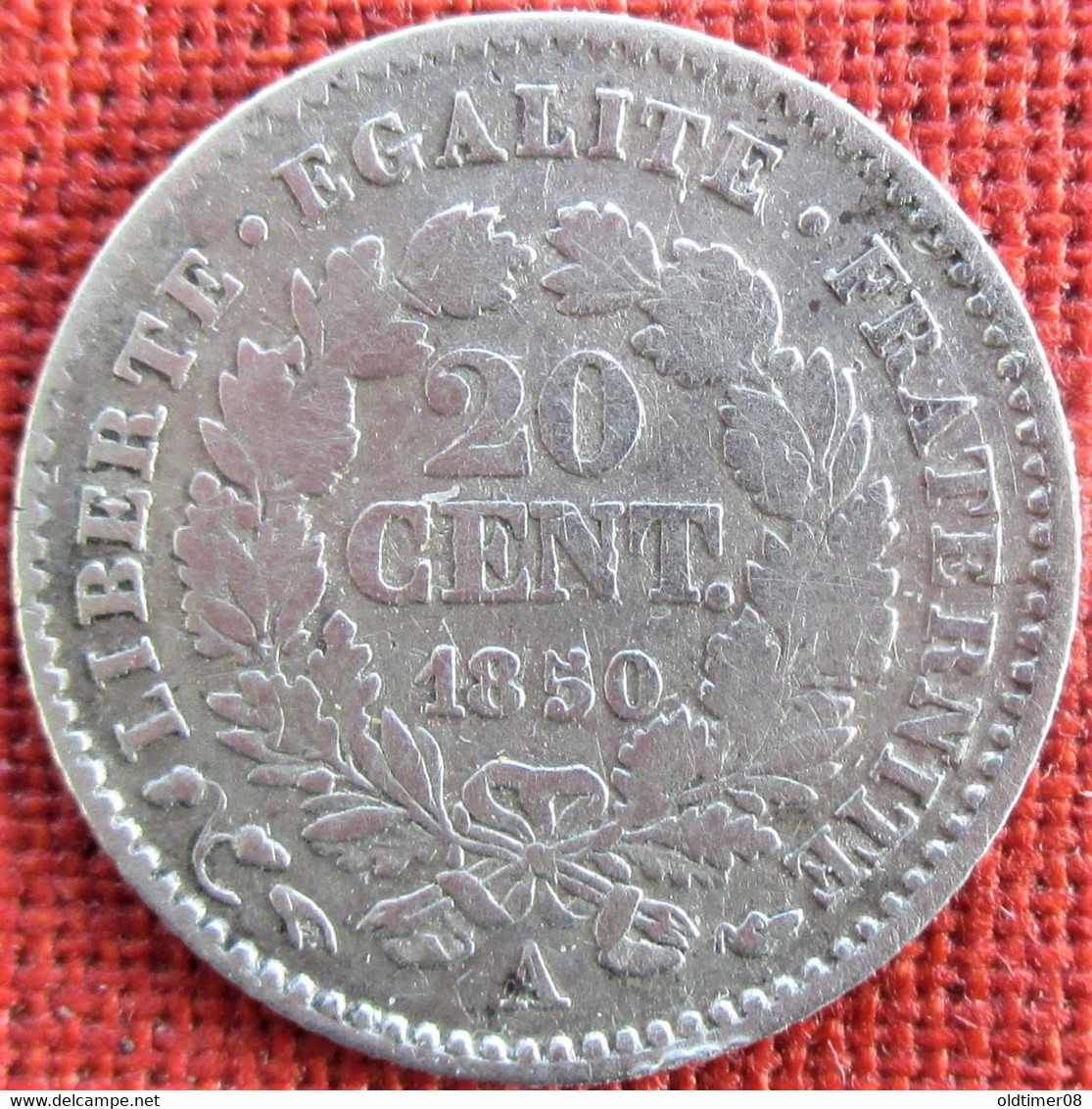 Cérès, IIe République, 50 Centimes, 1850, A, TB - Other & Unclassified