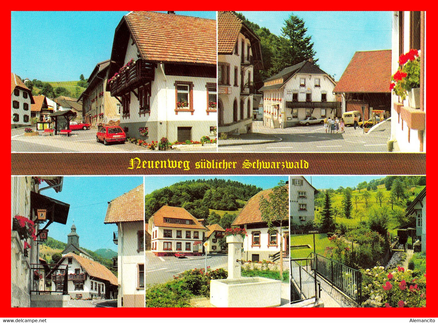 ALEMANIA TARGETA POSTAL BADEN WUTERBERG - NEUENBERG. PANORAMICA - Leonberg