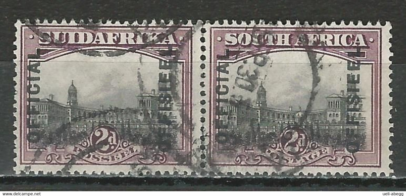 South Africa SG O5a, Mi D8/9 O - Dienstzegels