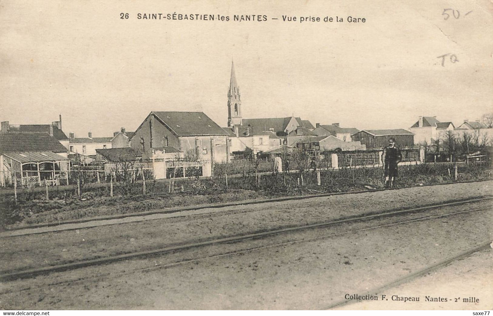 SAINT SEBASTIEN Les NANTES -  Vue Prise De La Gare - Saint-Sébastien-sur-Loire