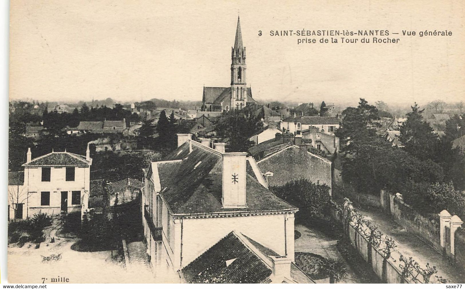 SAINT SEBASTIEN  -  Vue Générale Prise De La Tour Du Rocher - Saint-Sébastien-sur-Loire