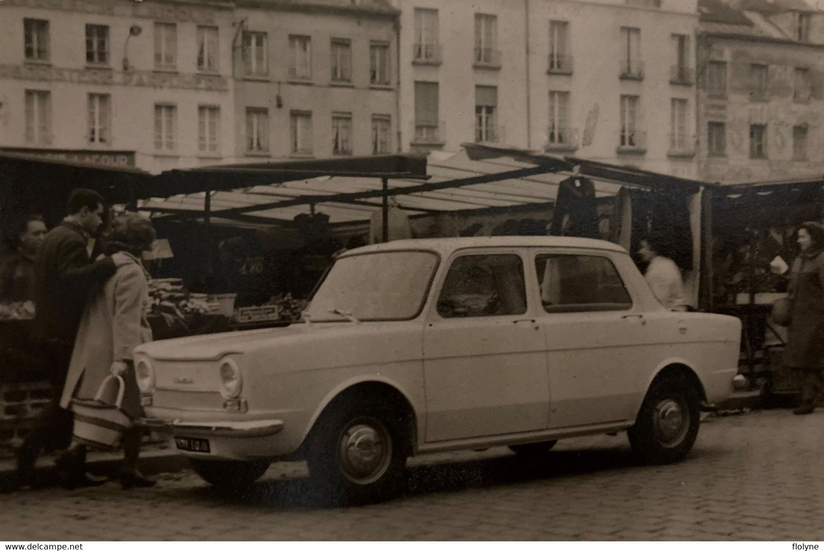 Automobile Ancienne SIMCA 1000 - Photo Ancienne - Voiture Véhicule - Turismo