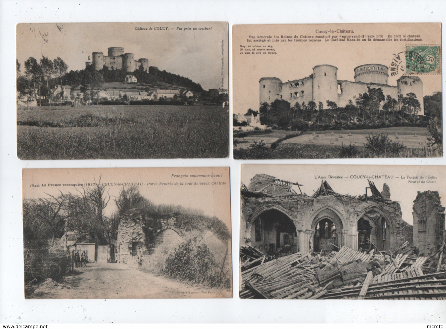 19  Cartes -  Coucy Le Château    - Aisne 02 - Otros & Sin Clasificación