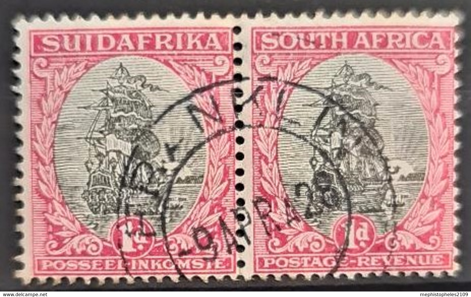 SOUTH AFRICA 1926 - Canceled - Sc# 24 - 1d - Used Stamps