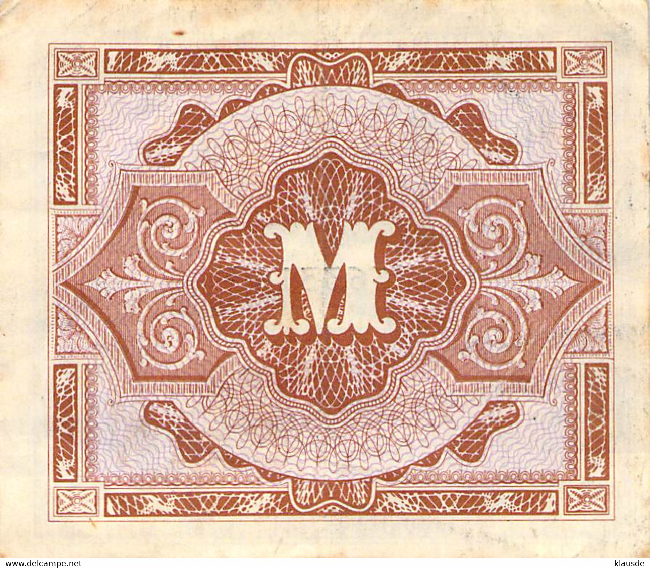 Allierte Militärbehörde 1 Mark Deutschland VF/F (III) - 1/2 Mark