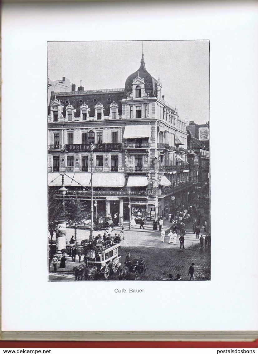 Cx18) Photobook Guide Souvenir 1899 BERLIN ERINNERUNG AN BERLIN DARGEBOTEN VOM GEOGRAPHISCHEN INSTITUT WHILELM GREVE - Berlijn & Potsdam